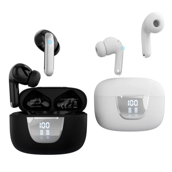 2023 New S42 Wireless Bluetooth Earphones With Mic Noise Cancelling Stereo LED Digital Display Headsets Sports Gaming Headphones - Image 2