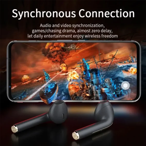 Ariettie Brand J18 Headset Wireless Earphones Bluetooth Headphones True Stereo Sport Game TWS Earbuds In Ear With Mic Touch - Image 4