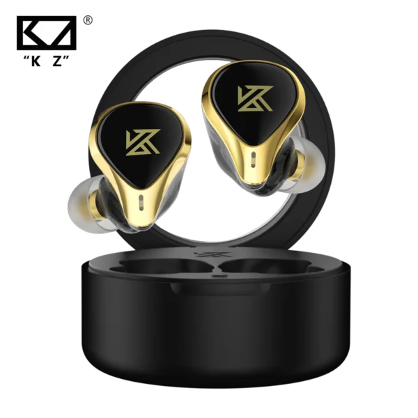 KZ SA08  Pro TWS True Wireless Bluetooth v5.2 Earphones 8BA Units Game Earbuds Touch Control Noise Cancelling Sport Headset