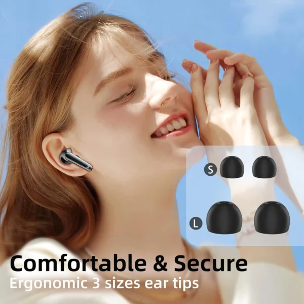 Monster N-Lite 203 Earbuds True Wireless Earphone Noise Cancelling Bluetooth 5.3 Headsets HD Music Headphones In-Ear With Mic - Image 4