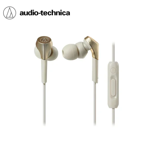 Original Audio Technica ATH-CKS550XIS 3.5mm Wired Headphones with Subwoofer and High-resolution Microphone Wire in Ear Headset - Image 2