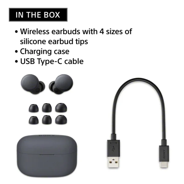 Sony LinkBuds S Wireless Noise Canceling Earbud Headphones/Speak to Chat WF-LS900N earphone, High Resolution Audio WF LS900 - Image 2